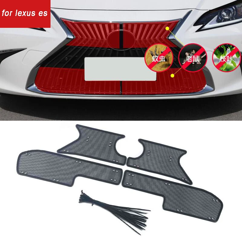 Car Front grille Anti-insect Mesh Cover Protector Engine Hood for Lexus Es 2018 2019 2020 2021 Es200 Es300 Es300h 350 250 260