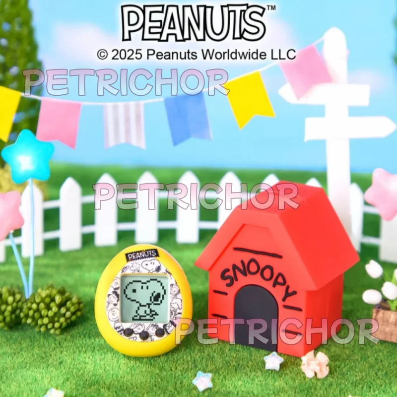 

Bandai Tamagotchi Snoopy Black And White Mini Electronic Pet Anime Characters Small Game Console Toy Birthday Gifts