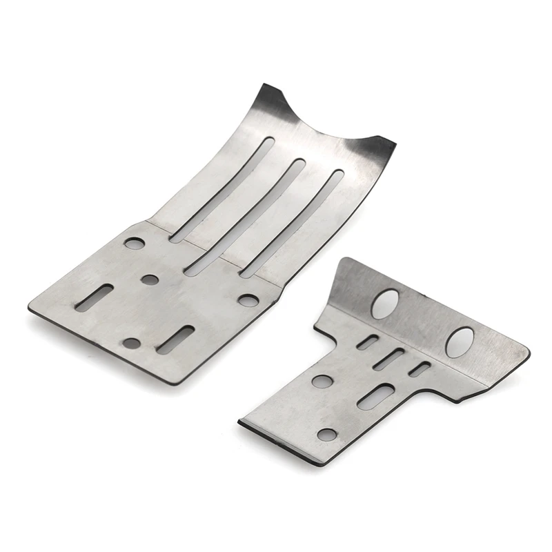 Metaal Staal Voor En Achter Chassis Armor Voor Tamiya BB01 BBX 1/10 RC Auto Upgrade Accessoires