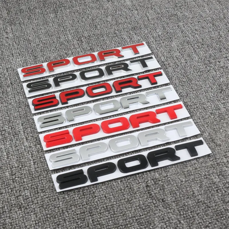 For For Range Rover Discovery Sport Logo Emblem Car Rear Trunk Sticker Body Sign Badge Letter Decoration Styling Accessories