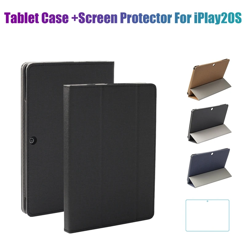 PU Case+Screen Protector For ALLDO Iplay20s 10.1 Inch Tablet Case Flip Case Tablet Stand For Iplay 20S