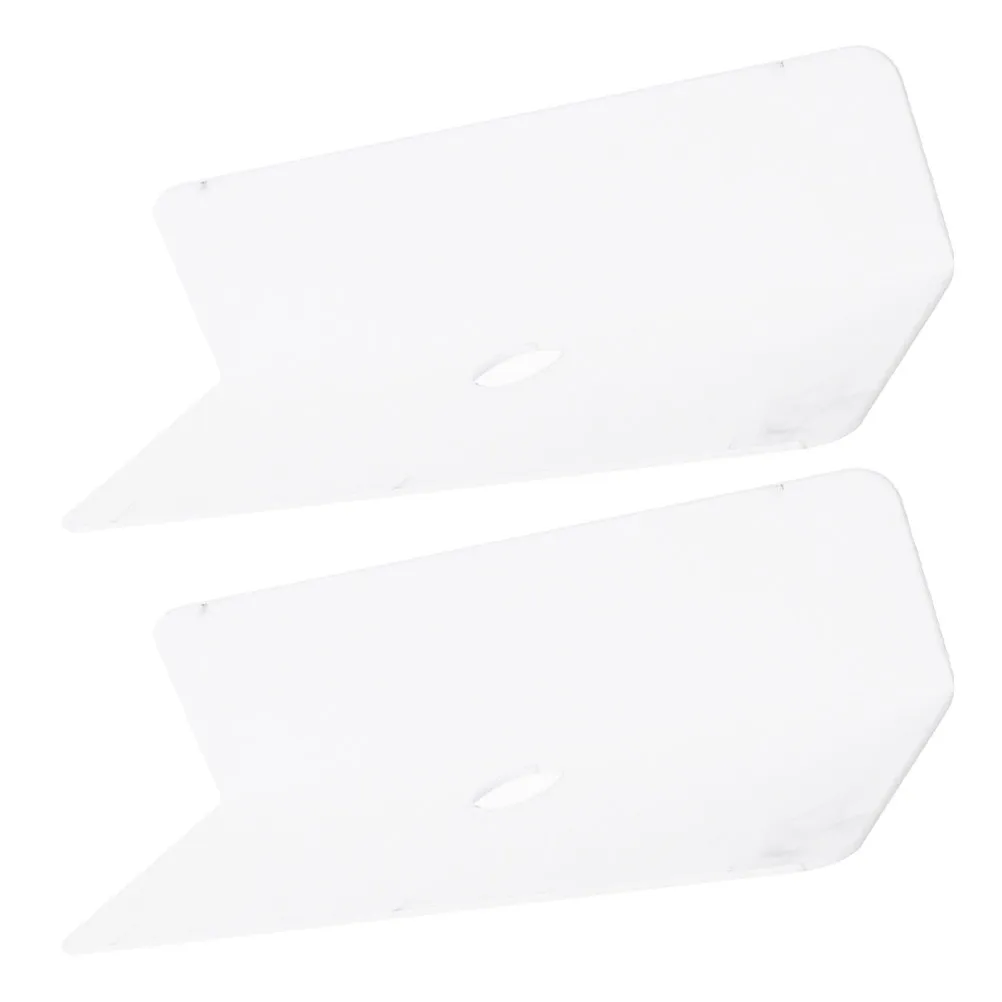 2Pcs Wall Storage Shelf Acrylic Floating No-Drill Organizer for Bedroom Bathroom Kitchen Security Camera Router Speaker Holder