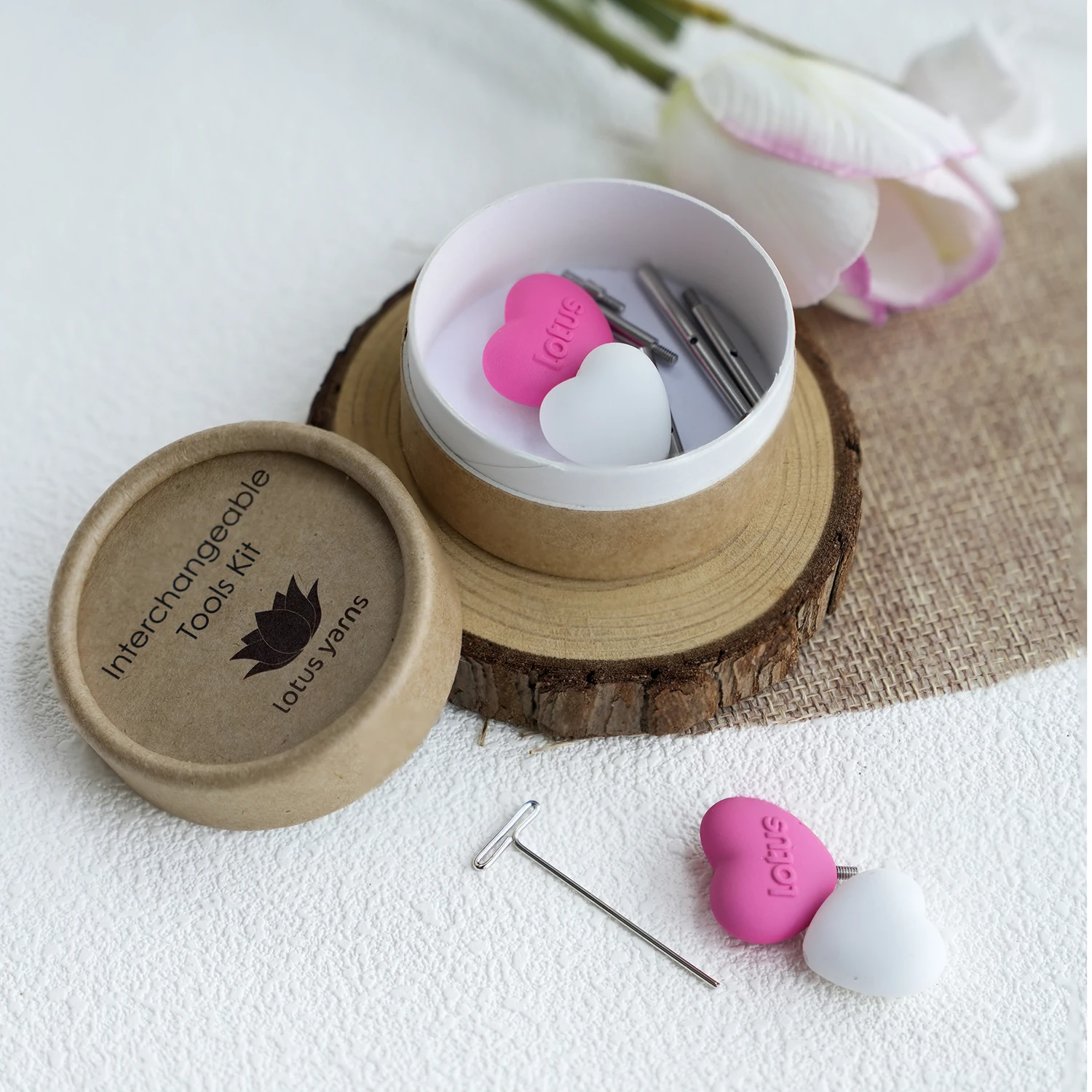 

Набор сменных инструментов Lotus Yarns для вязания, аксессуары для рукоделия