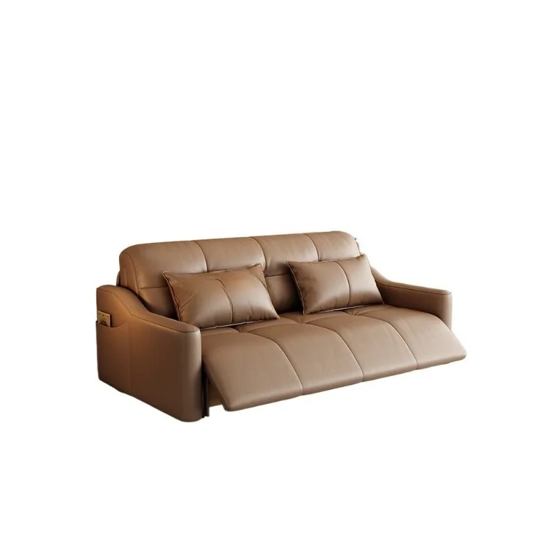 

Smart electric sofa bed multi-functional telescopic foldable dual-purpose small apartment living room study balcony