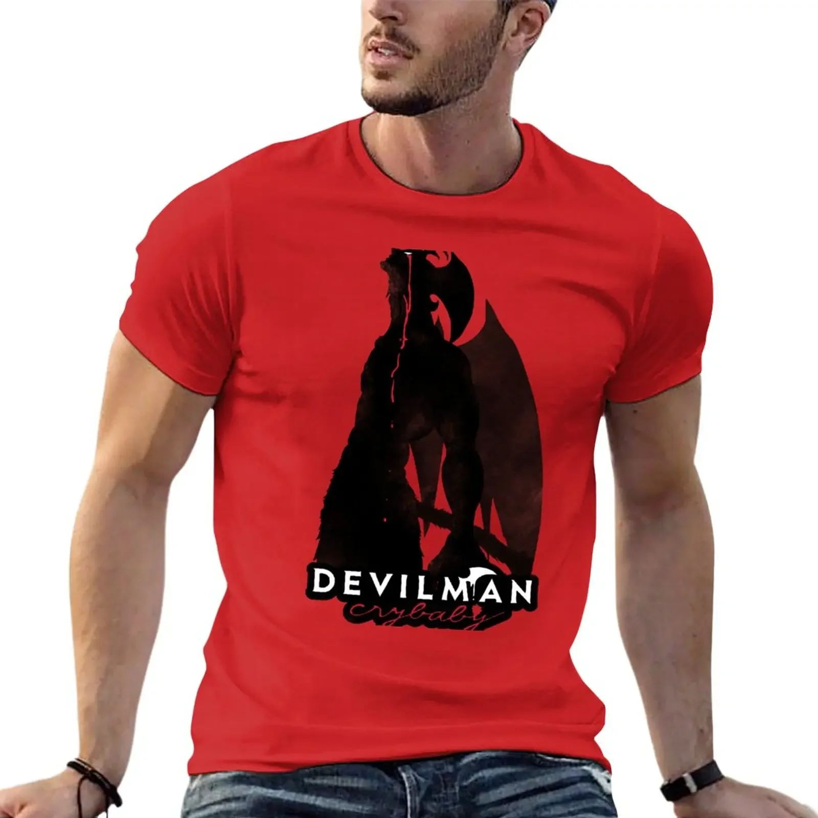 DEVILMAN crybaby T-Shirt blacks graphic shirts customizeds anime t shirts mens graphic t-shirts funny