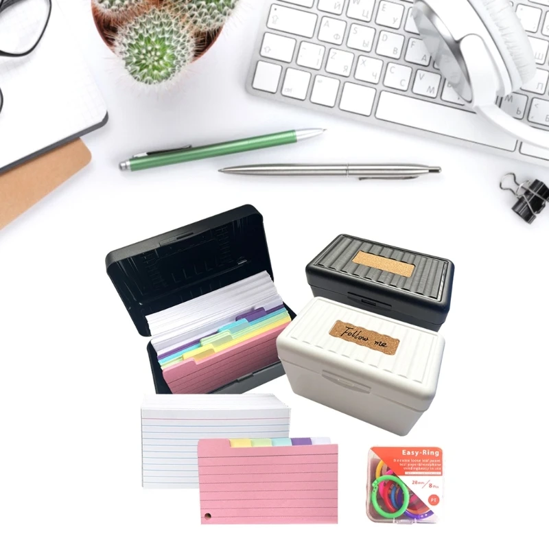 Ruled Notecard 150/200 Sheets Divider Card Tabbed Index Card with Tab