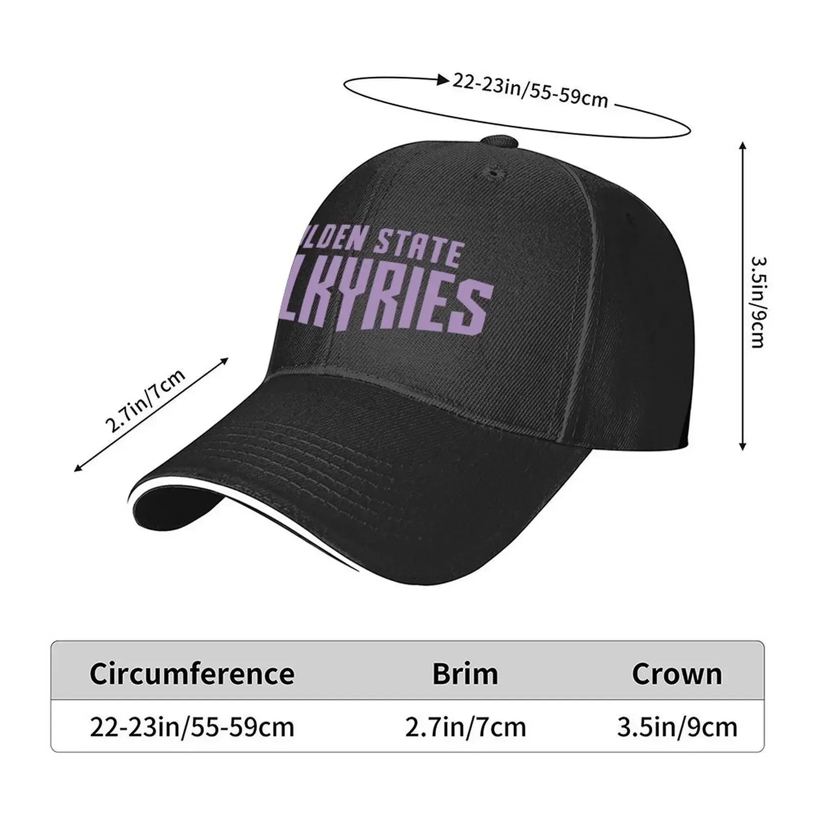 New The Golden State Valkyries Baseball Cap Designer Cap New In Hat Anime Tactical Cap Trucker Hats For Men Women's