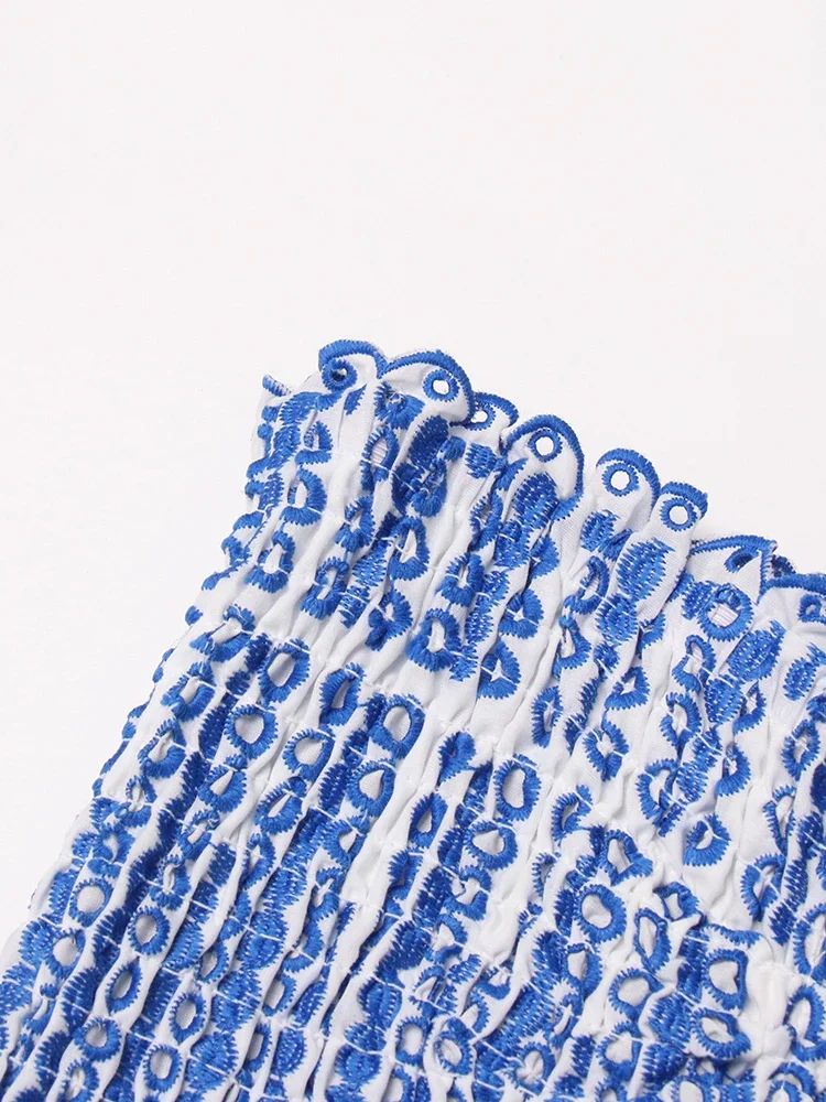 Vestido Sexy con dobladillo en capas recortado para mujer, minivestido sin tirantes, sin mangas y hombros descubiertos, cintura alta, ropa femenina