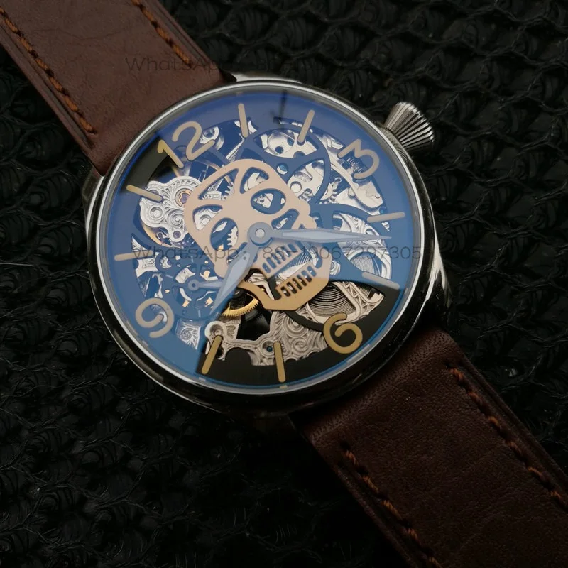 Hollow Mechanical Watch, Carved Movement, Super Luminous Personalized Watch