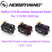 HobbyWing XeRun D10  Brushless Sensored Motor for 1/10 RC Drift Car