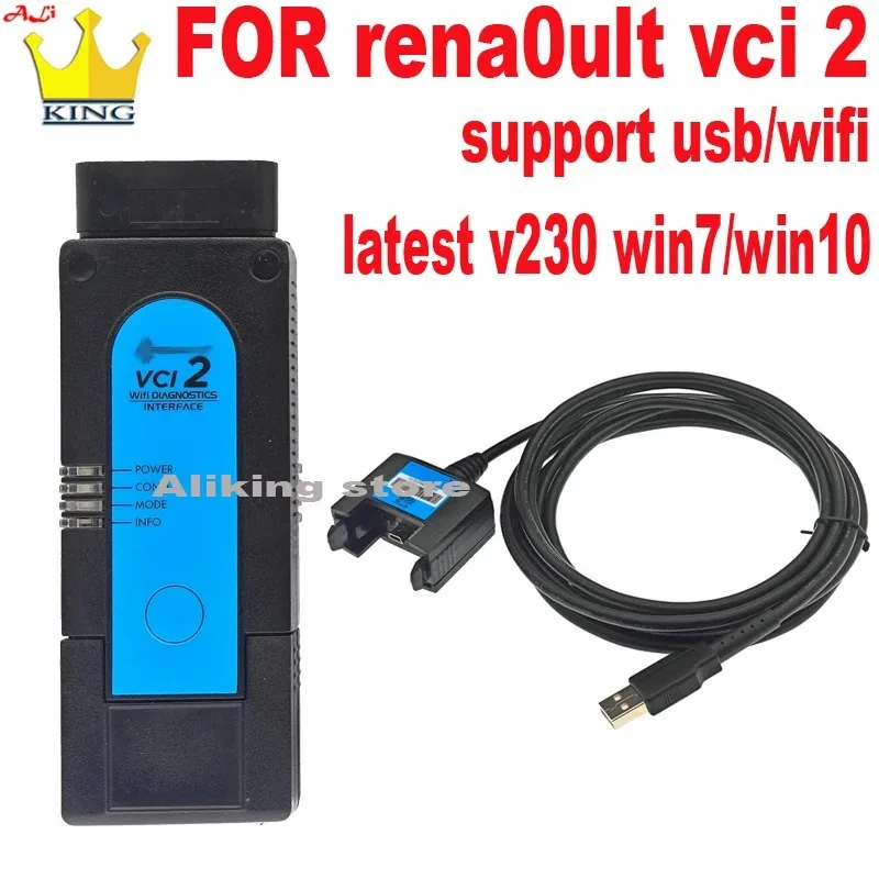 

Renault VCI2 WIFI For Renault Can Clip V232 Renault Car Fault Diagnostic Instrument