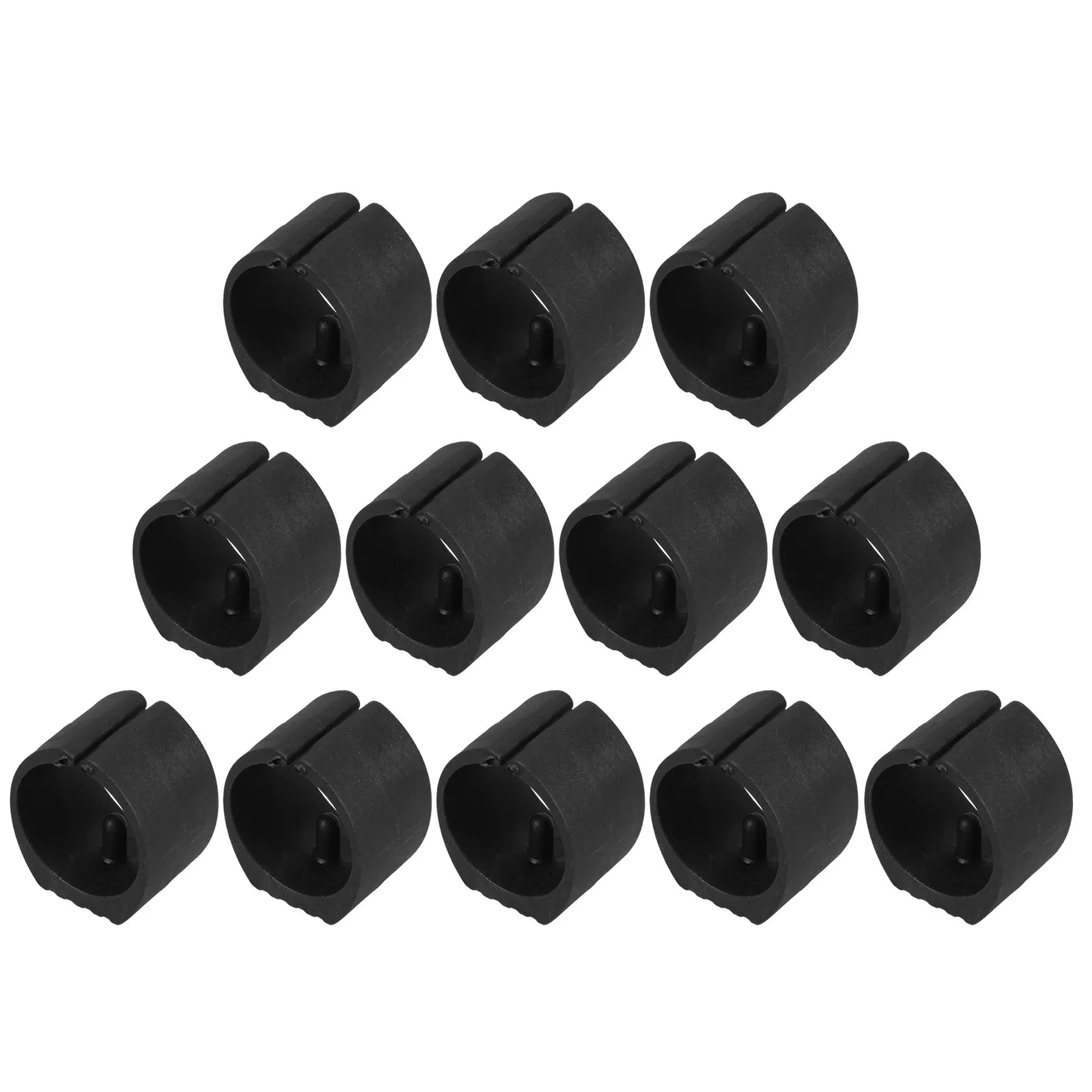

12Pcs Chair Leg Floor Protectors Plastic Caps for Furniture Legs Hardwood Floors Non Slip Chair Glides Quick Install Rectangular
