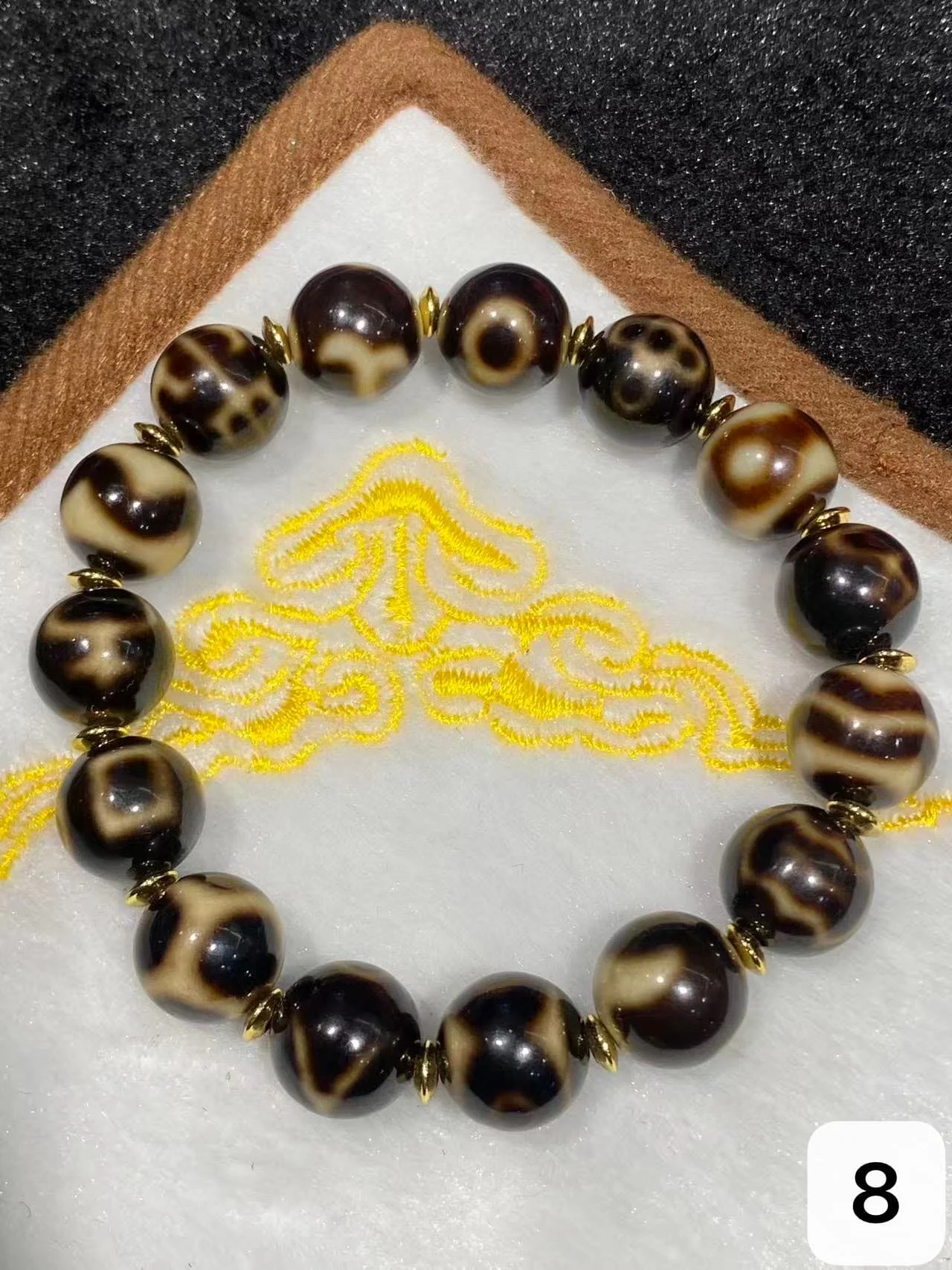 1pcs Live Hot-Pick Multi-Treasure Agate Dzi Bead Bracelet Great Quality Men Women Full Set High Cost-Performance Chinese Totem 2