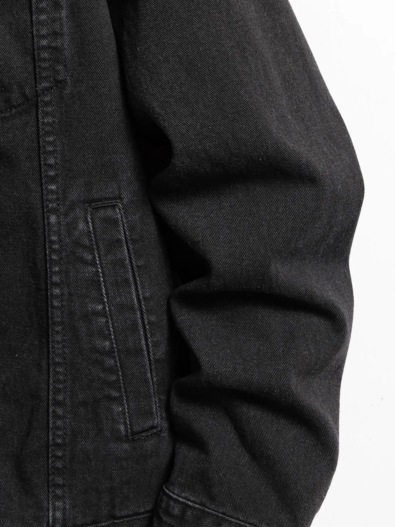 Men's Denim Jacket for Spring and Autumn. Black-Collar Denim Coat. Suitable for Daily Casual Wear. Stylish, Simple and Trendy. 10 Sb5a1c2323f3e43aab853d11894cf9e23g