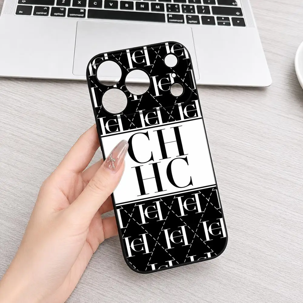 C-CarolinaS Fashion H-HerreraS Phone Case For IPhone 17 16 15 14 13 12 11 Pro Max Plus Mini Silicone