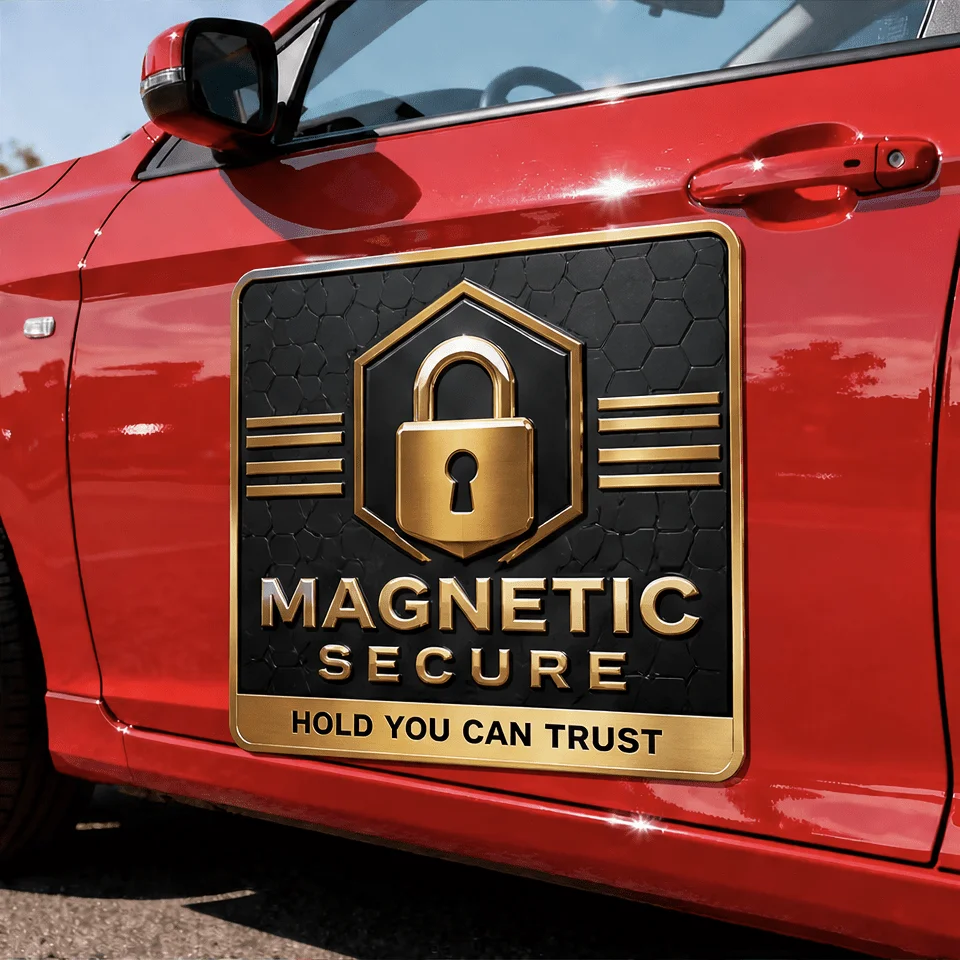 Customizable UV Printed Car Magnet Personalized Vehicle Decal with Logo/Text/Photo Durable Water/Oil Resistant Sun Protection