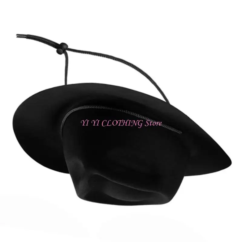 

N5KF Ковбойская шляпа в стиле вестерн для девочек, детская тематическая вечеринка, шляпа в стиле пастушки, мягкая солнцезащитная