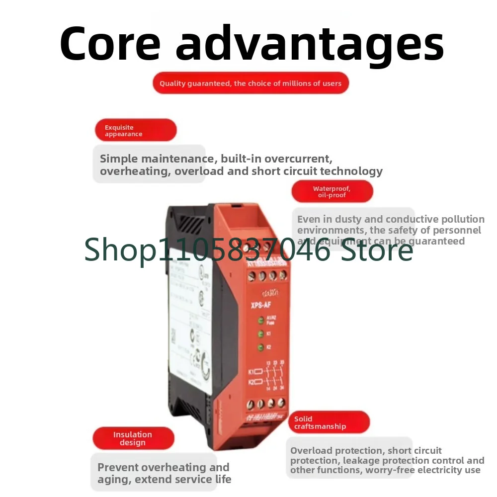Safety Relay XPSAC5121 XPSAF5130 AC/DC24V Safety Module
