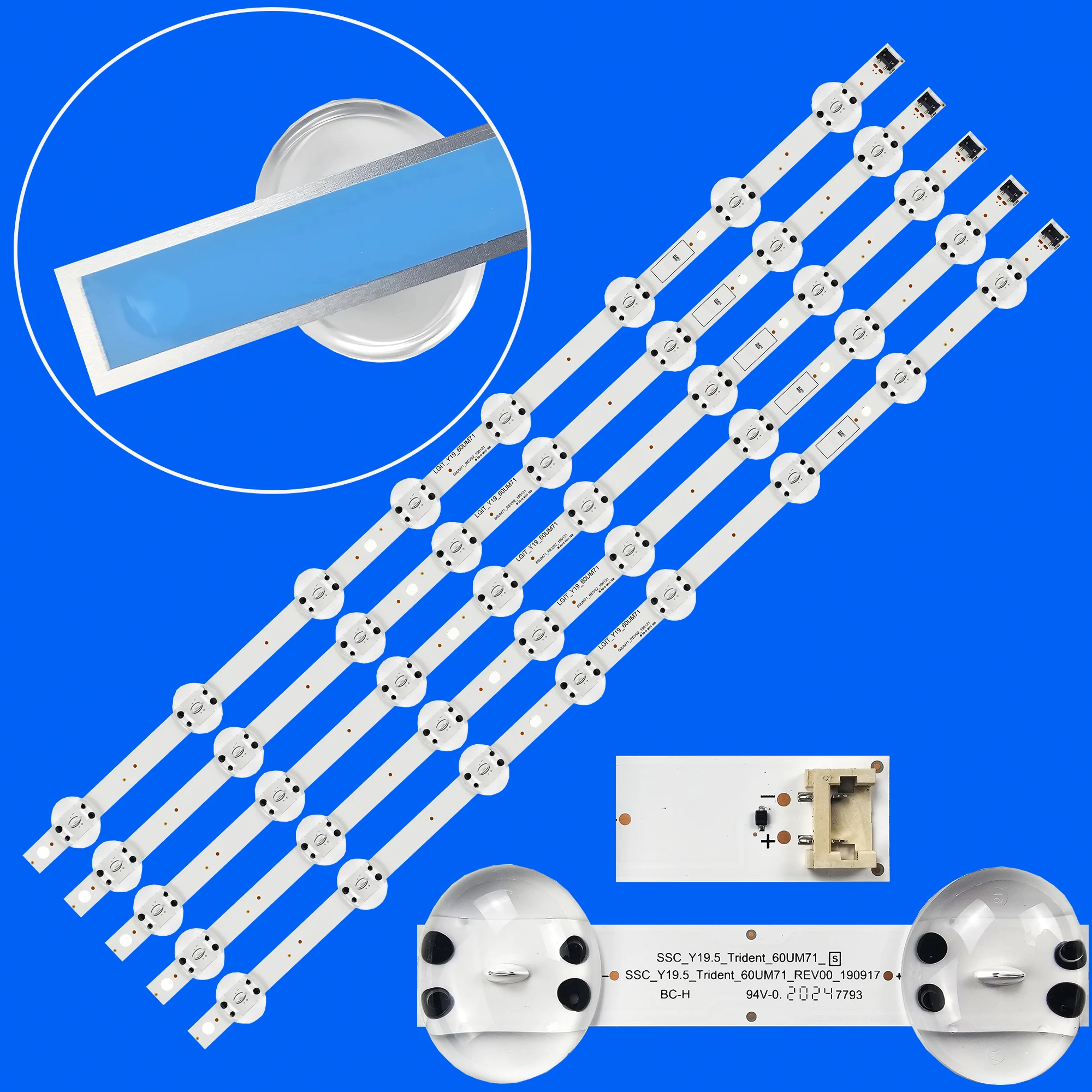 tiras de luz led para 60um7200pua60un7300pua 60um7270psa60un7310psa nc600dqe vshp1 eav64732901 01