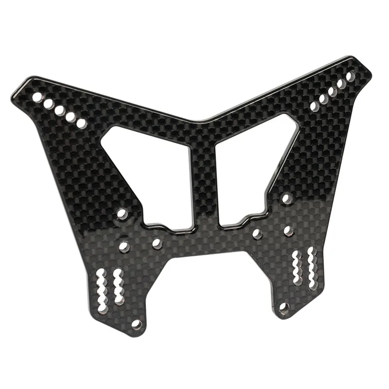 For ARRMA Typhon 1/8 TLR RC Buggy Carbon Fiber Shock Tower , Rounded Edges & Deburred – No Sharp Edges RC Car Upgrade