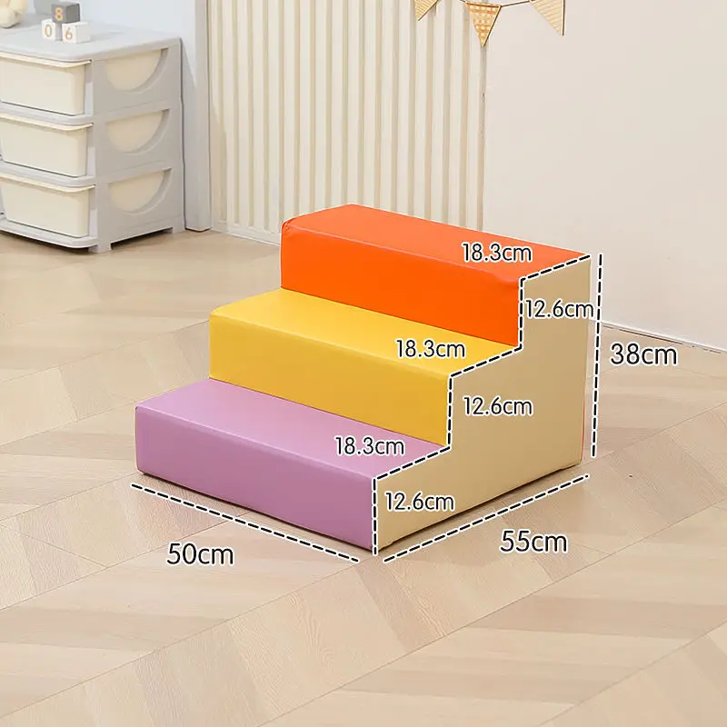 Early Childhood Education Center Soft Climbing and Sliding Combination Baby Sensory Training Climbing Ladder Baby Staircase Indo