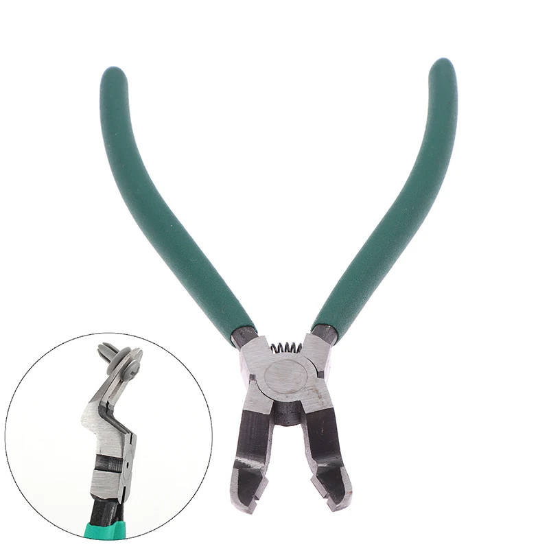 1PC Wire Stripping Plier Staple Screwdriver Removal Tool Diagonal Pliers Car Clip Pliers Car Rivet Tightening Pliers