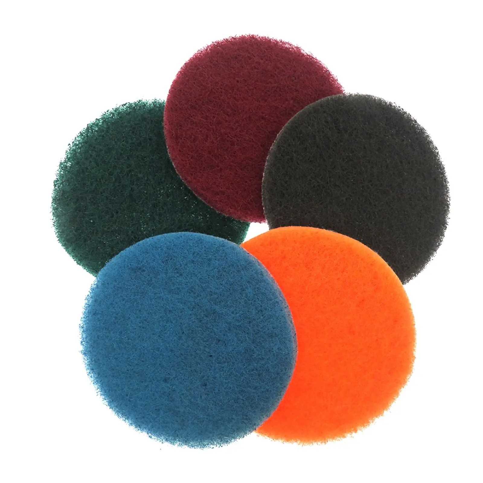 

Scouring Pad 2~7Inch(50mm~175mm) 240Grit~3000Grit Flocking Round Nylon Fiber Abrasive Sanding Discs Heavy Duty Cleaning tools