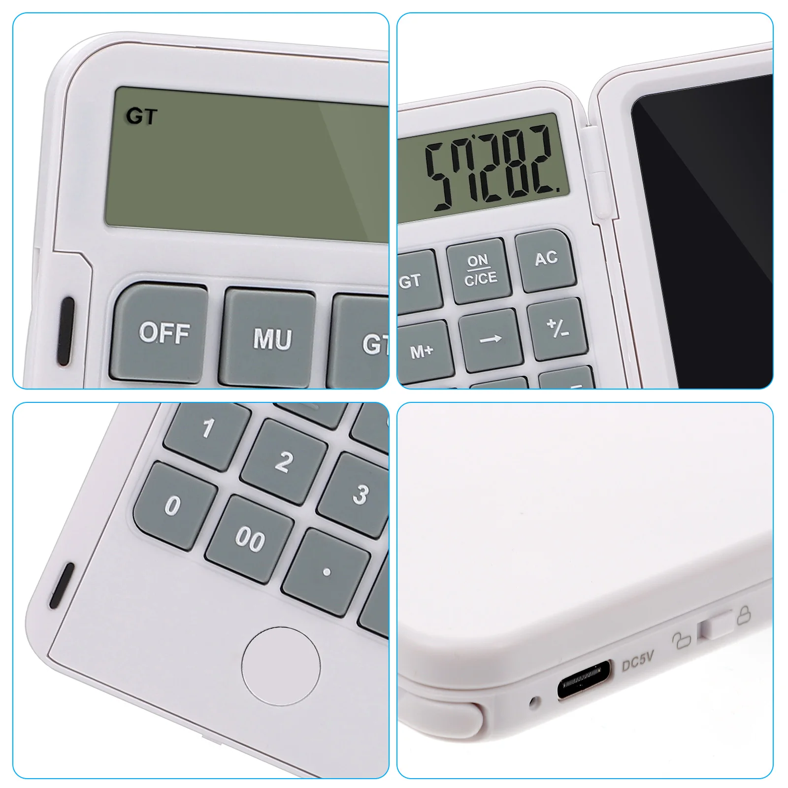

1Set LCD Handwriting Board Calculator Lightweight Practical Portable Calculator for School Office Students Accountants
