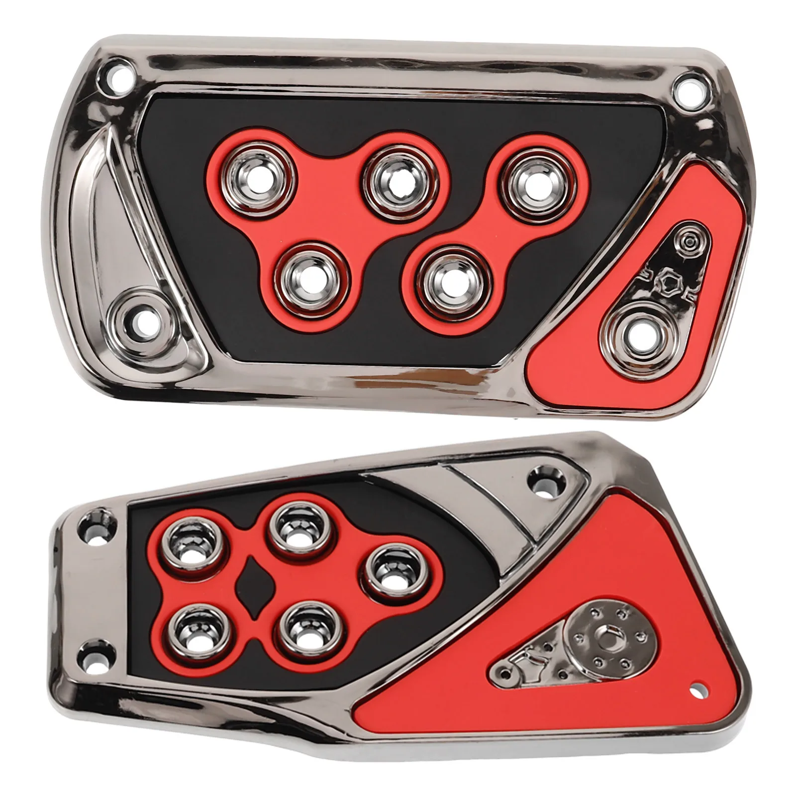 

1Pair Brake Pedal Accelerator Pad Durable Plastic Car Pedal Foot Covers Universal for Manual Automatic Transmission Vehicle