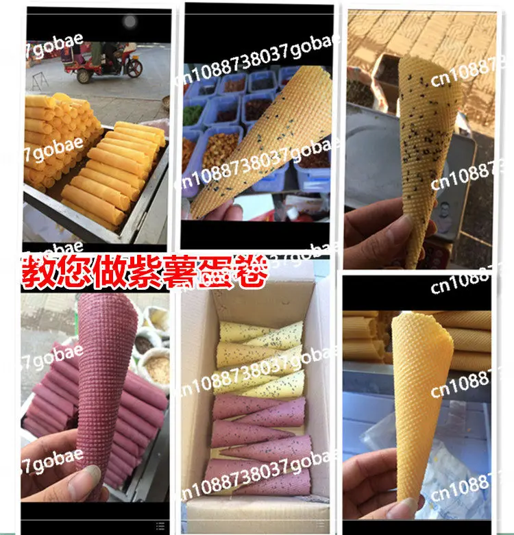 Egg roll machine, commercial six-sided thickened crispy egg roll machine