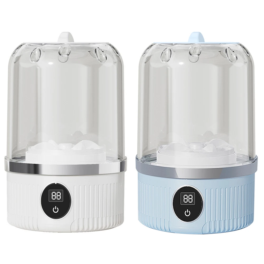 Cordless Small Washing Machine with Laundry Cup Automatic Laundry Cup Rechargeable Mini Special Washer for Baby Clothes image 4