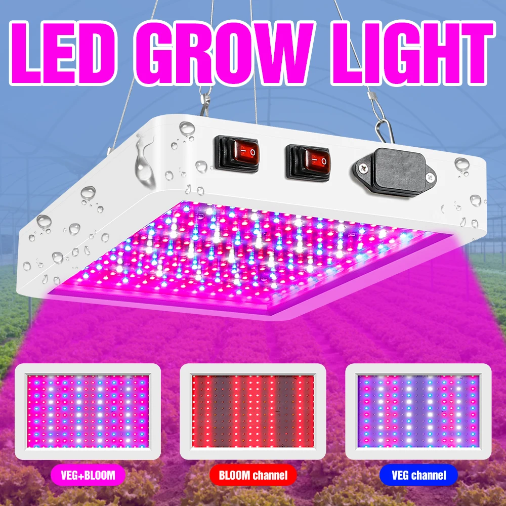 

Indoor Plant Grow Light Quantum Board Phyto Lamp Greenhouse Hydroponics Grow Light For Plants Flower Seedling Home Full Spectrum