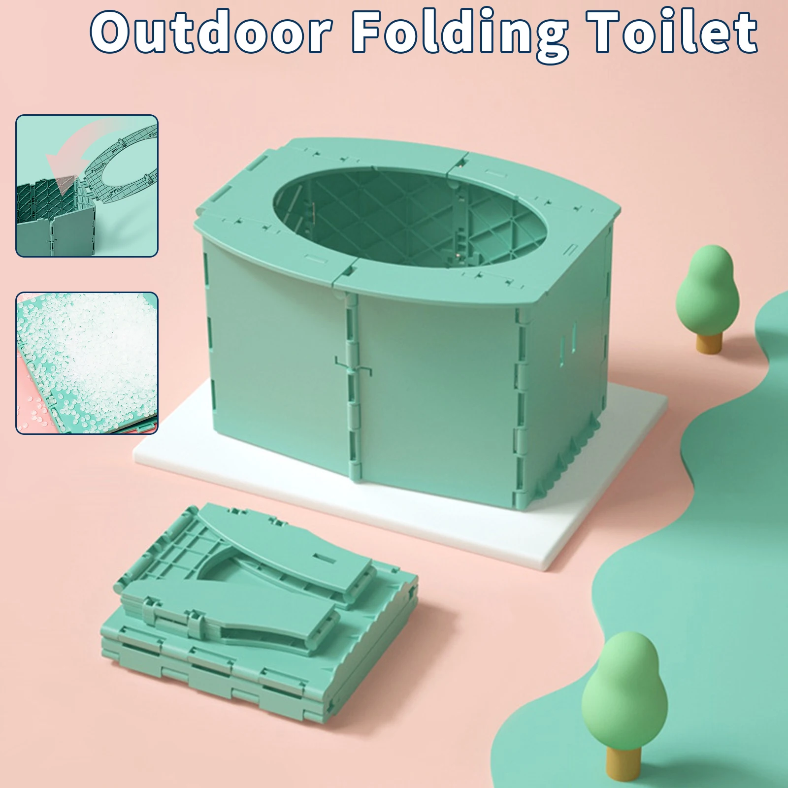 Portable Outdoor Kids WC Toilet Seat Baby Girl Pot Toilet Bowl Foldable Potty Training Pot Travel Pots Child Seat Baby Potty