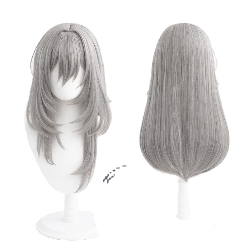 Honkai: Star Rail Female Main Cosplay Perücke Simulation Kopfhaut Top Halloween Geschenk