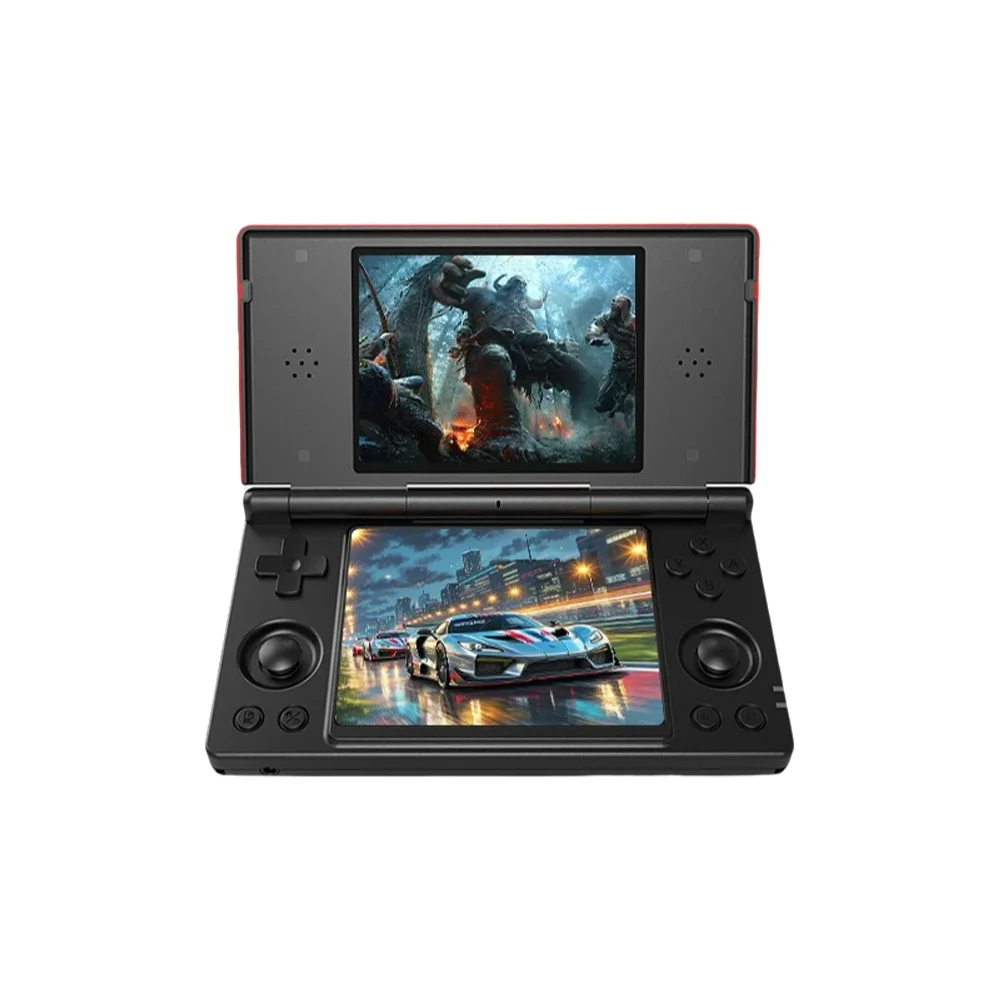 Anbernic RG DS Handheld Game Console 4" IPS Dual Screen Android 4000mAh Flip Video Games Player Supports RixelHK Wifi Streaming