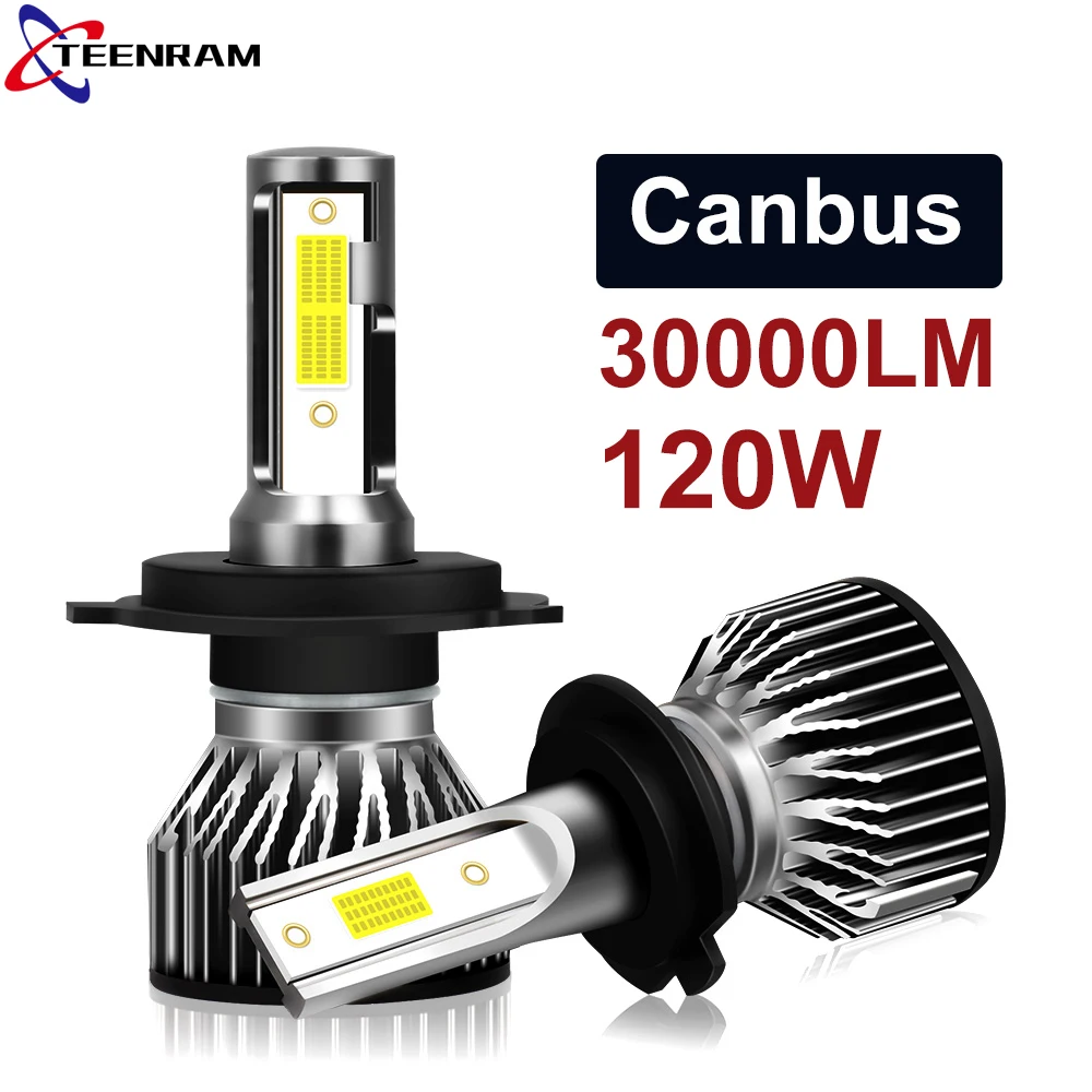 H7 H4 LED Headlight H11 H1 H3 HB3 9005 HB4 9006 LED Lights Auto Fog Lamp For Car 12V 24V 6000K 9004 9007 9012 Auto Lamp Bulb