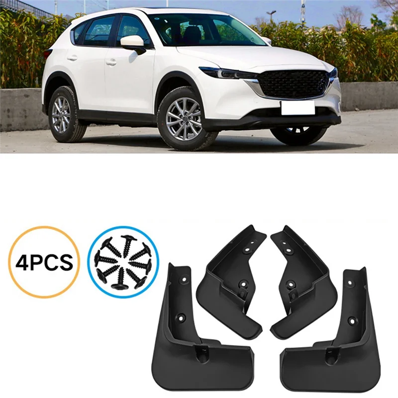 

4PCS Car Mudguard Mud Flaps Splash Mud Guard Fender For Mazda CX-5 2022 2023 Car Accessories