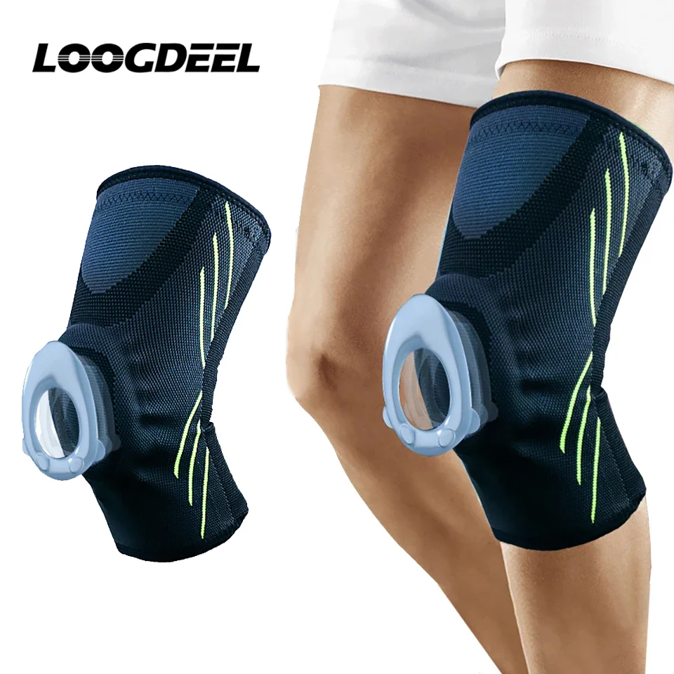 

LOOGDEEL 1Pcs Elastic Knee Pad Patella Silicone Pad Non-slip Silicone Strip Arthritis Meniscus Tear Joint Pain Relief Knee Brace