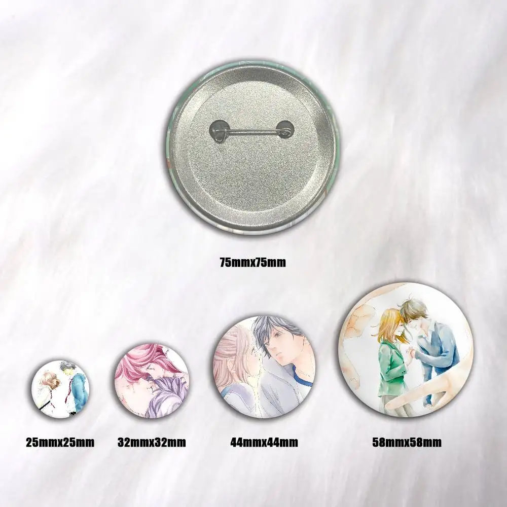 Cartoon Anime A-Ao Haru Ride Manga Badge Tinplate DIY Backpack Clothing Accessories Jewelry Pins