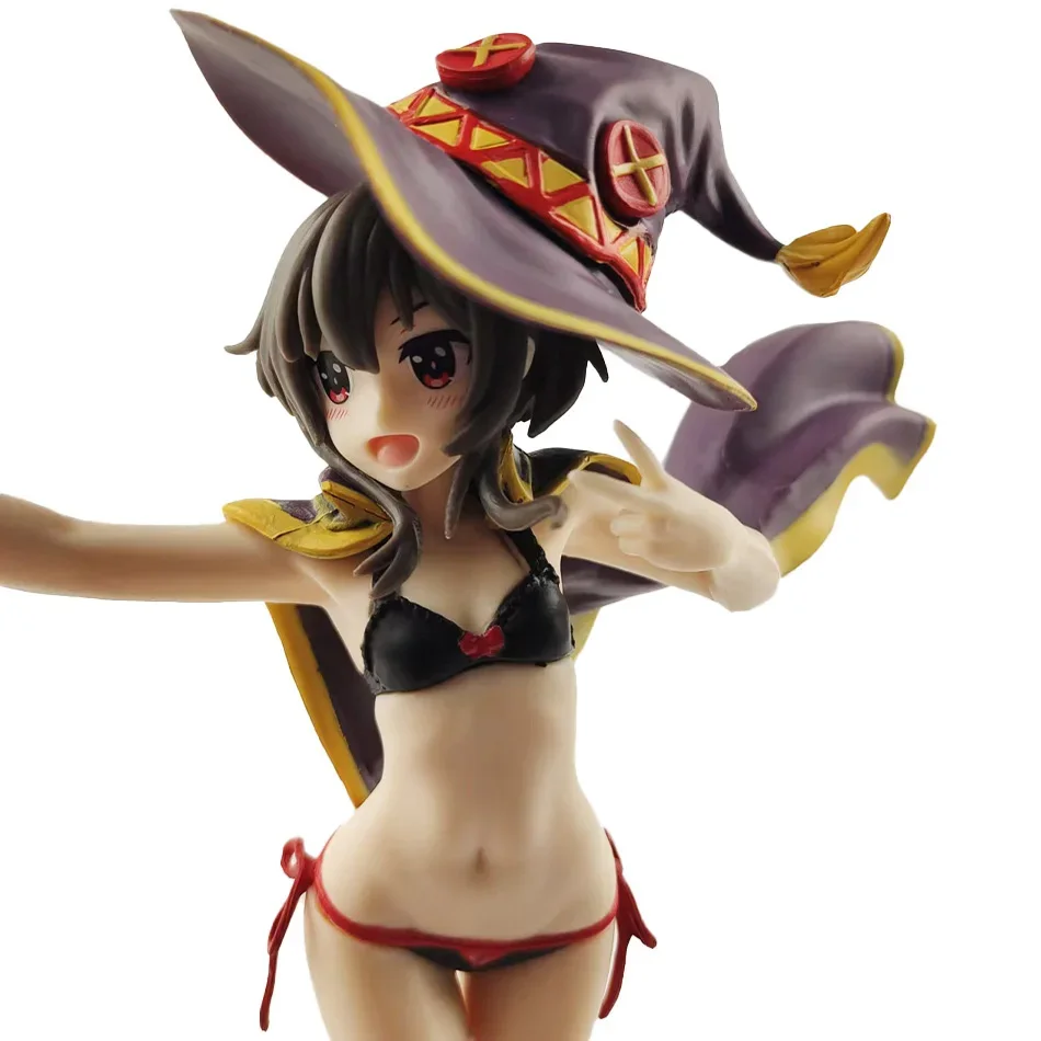 Figma 407 الشكل كونوسوبا نعمة الله على هذا العالم الرائع أنيمي الشكل Megumin أرقام لطيف تمثال تحصيل نموذج اللعب