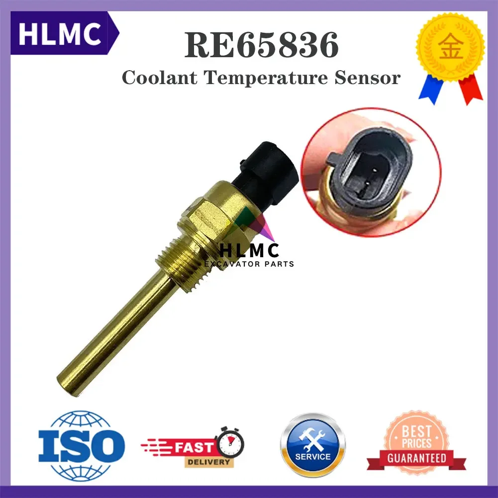 Replacement New Coolant Temperature Sensor RE65836 For 5080M 5090M 5100M 5020 5620 5720 5820 6000 6100 6200 6300 6400 6506 6600