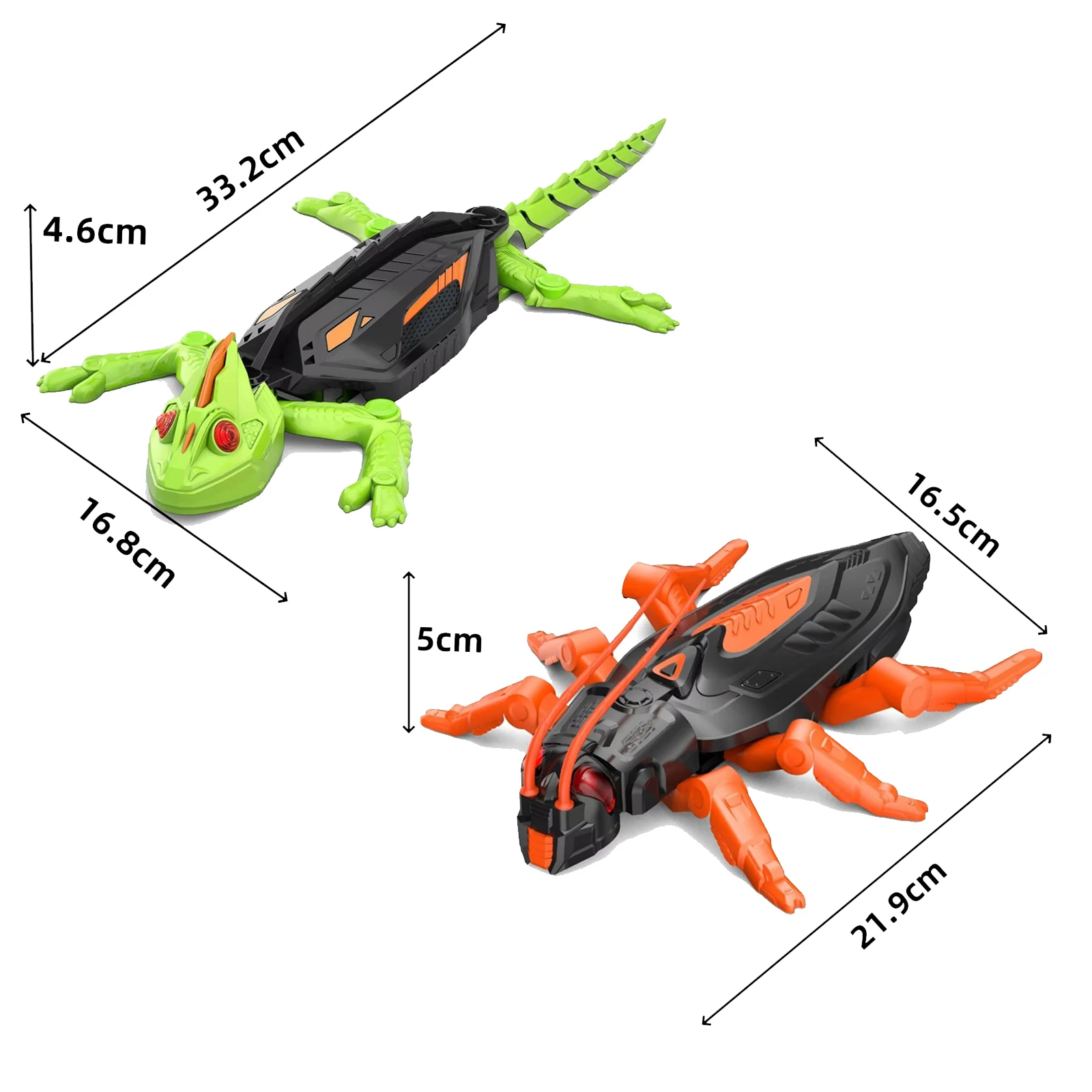 RC 벽타기 도마뱀 로봇 장난감, 충전식 리모컨 도마뱀 자동차, 아이들 장난 선물용 바이오닉 크롤링 지능형 로봇