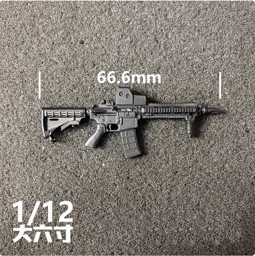 

1/12 Scale Soldier Scene Props CA415 Weapon Set Accessories Resin Model Toy For 6'' Action Figure Body In Stock