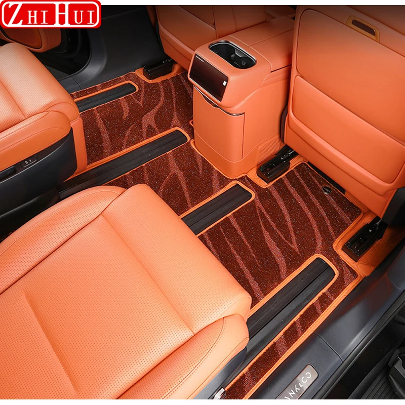For Lynk & Co 900 Car Foot Mat Interior Decoration Full Surround Carpet Surround Aviation Soft Bag Foot Mat Interior Accessories
