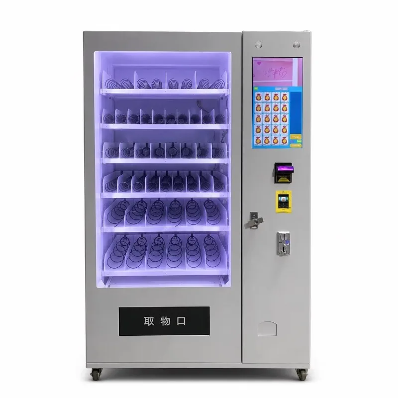 Office Vending Machine for Snacks Coffee Cans and Bottled Drinks for Staff Rooms and Shared Workspaces