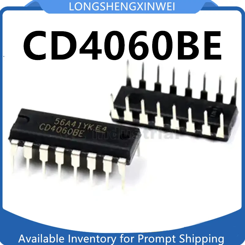 1PCS New Original CD4060BE CD4060 DIP16 Direct Insert Binary Serial Count/frequency Divider