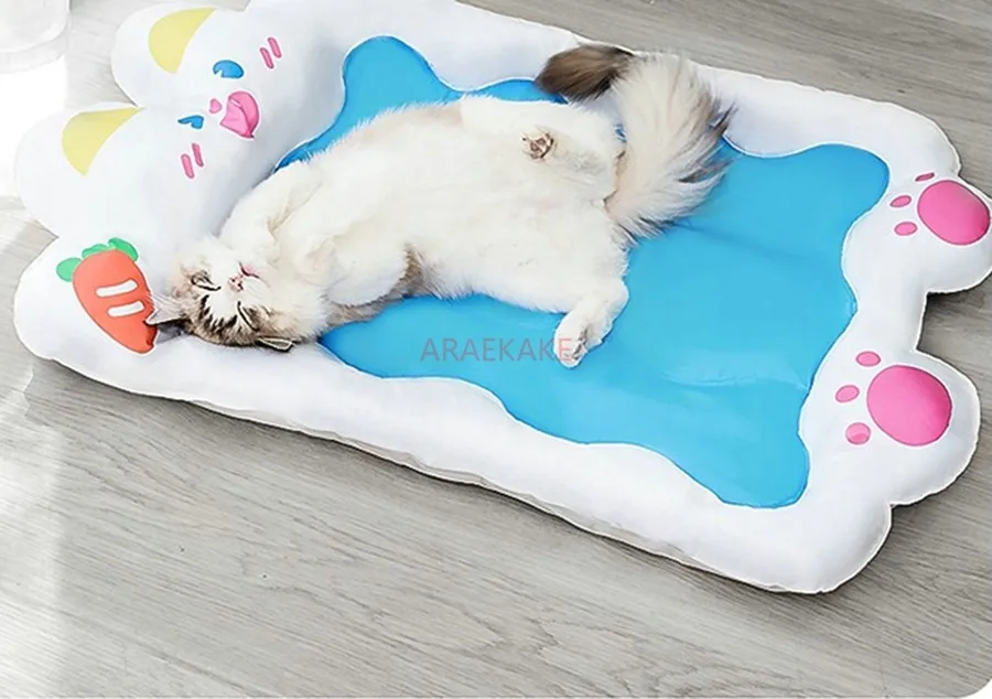 Pet ice pad, cat pad, dog sleeping pad, insect repellent nest, sleeping for kittens, cooling down in summer and summer