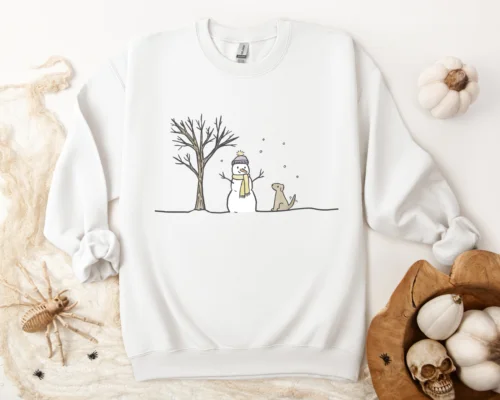 Polarshe Funny Snowman Funny, Holiday Gift Snowman, Cute Snowman /Sweatshirt