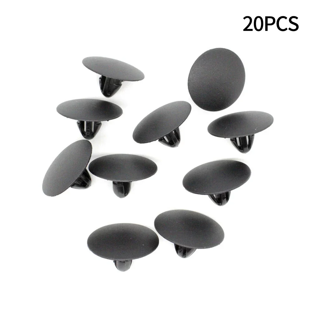 Part Clip 20pcs 25mm Diameter 90467-A0003 Accessories Black For Scion For Toyota Hood Insulator Insulation Pad