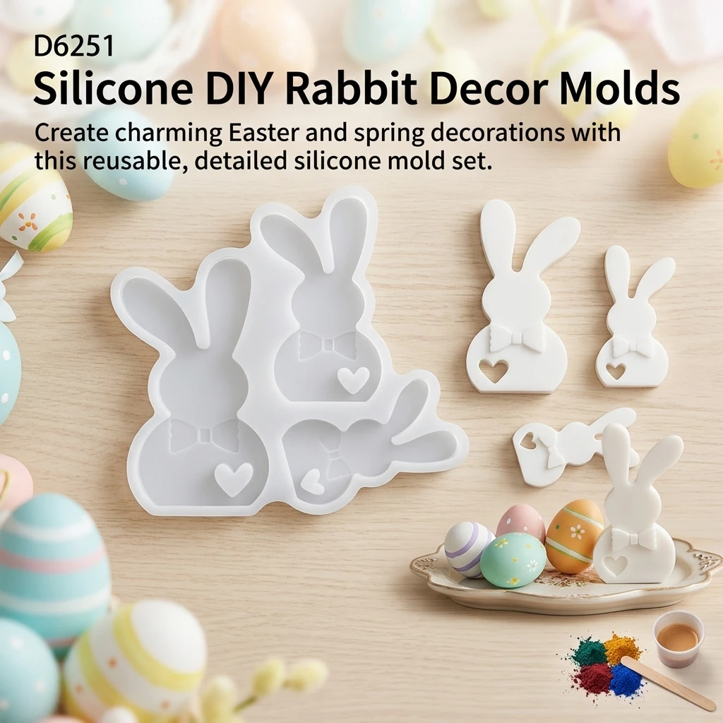 Molde de Silicone de Coelho co - Home Decor You avaliação e preço